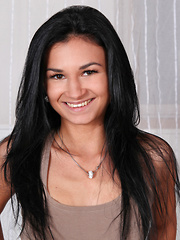 Perky tit exotic beauty satisfies her cum hungry shaved twat